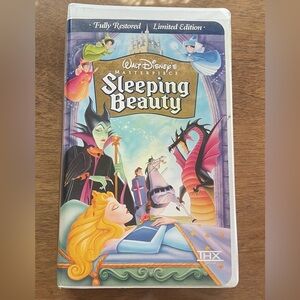 Vintage Disney sleeping beauty vhs tape. Fully restored and limited edition.